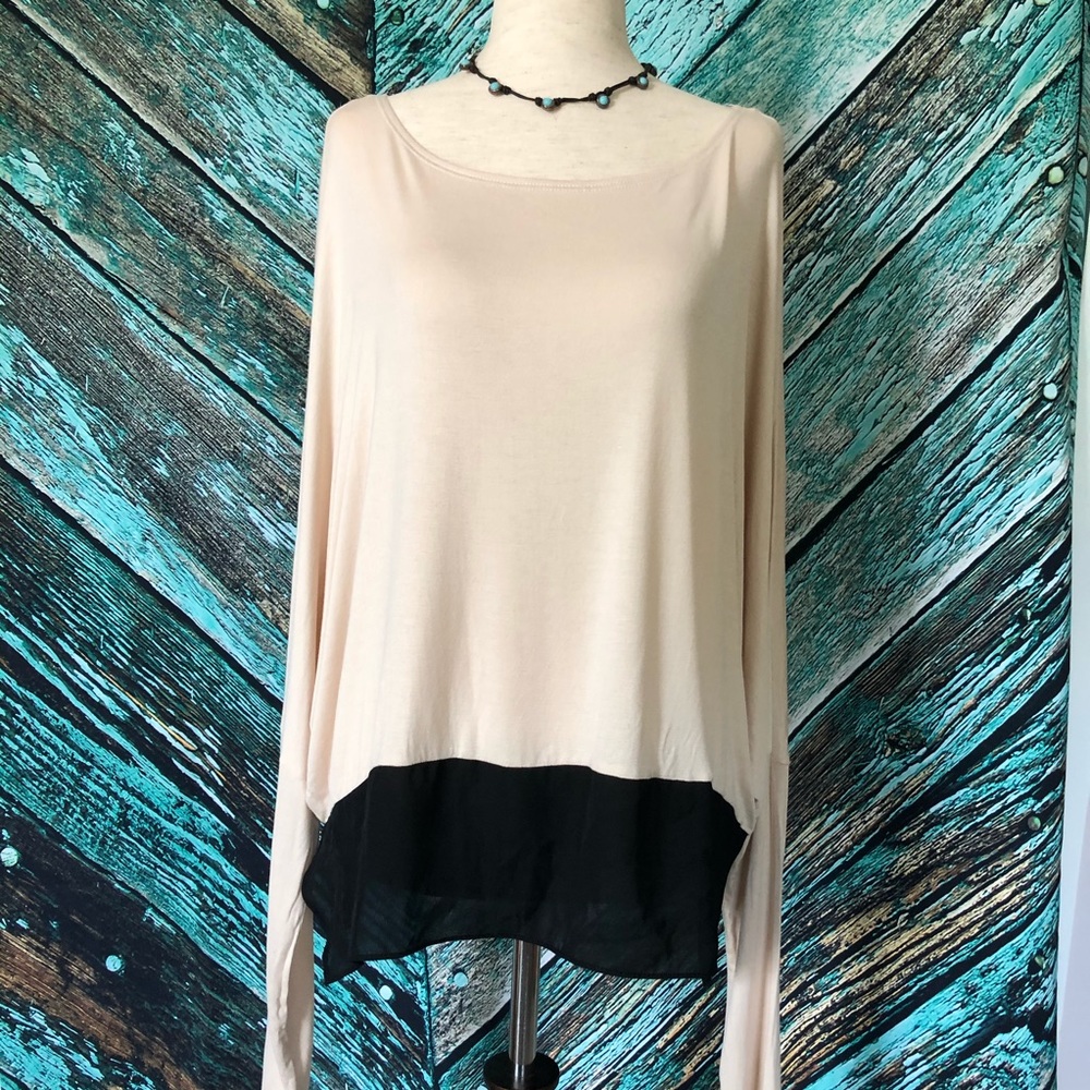 NWT Nymphe Dolman- Batwing Sleeve top
